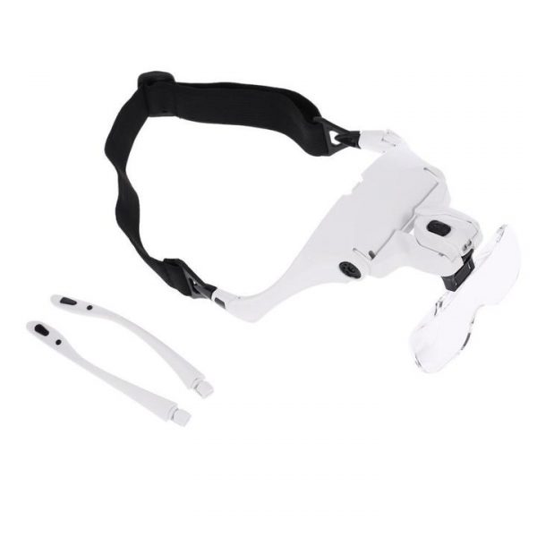 5 Lens LED Head Magnifier Hands Free Magnifying Glass for Eyelash Extension