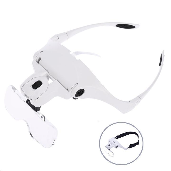 2 Led Glasses Magnifier Magnifying Glass  Magnifying Glasses Lights -  Surgical - Aliexpress