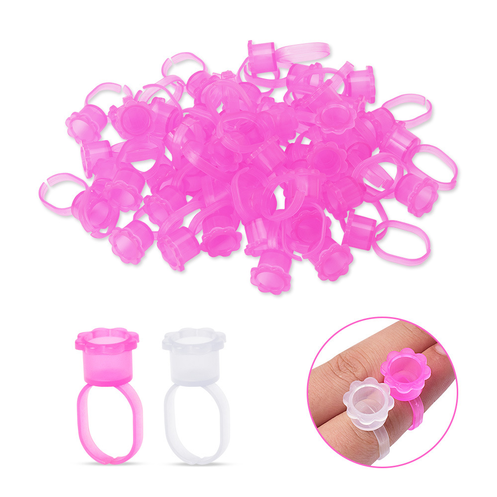 Disposable Glue Holder Plastic Glue Ring Cup