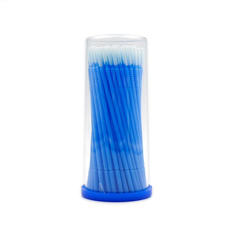 Eyelash Light Blue Micro Brush 100pcs/Box,PNS