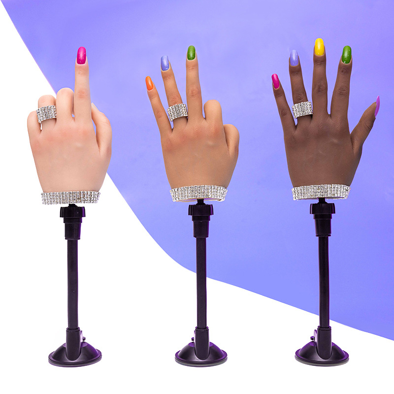 Mannequins Hands Fingers, Model Hand Silicone Nails